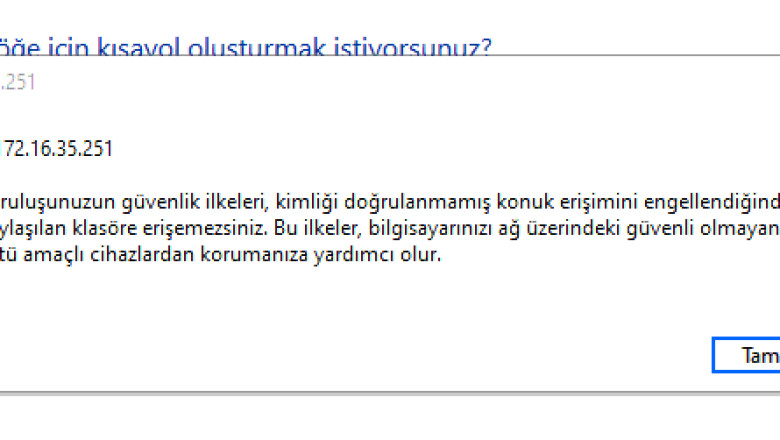 Windows 10 üzerinde Kuruluşunuzun güvenlik ilkeleri kimliği doğrulanmamış hatası çözümü